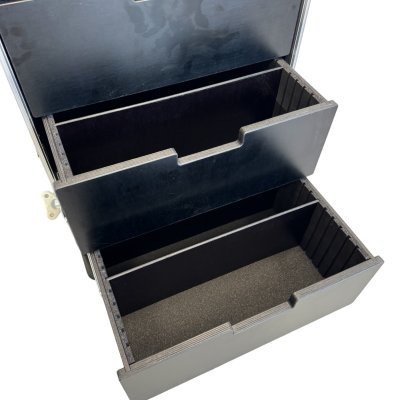 Cabinet with 8 drawers and table legs