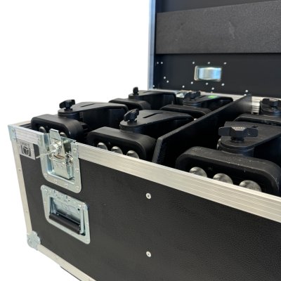 Flightcase for 8 or 12 x Cameo Zenit W300