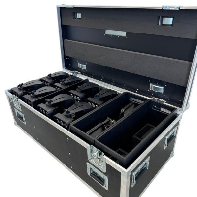 Flightcase for 8 or 12 x Cameo Zenit W300