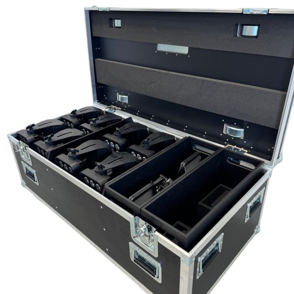Flightcase for 8 or 12 x Cameo Zenit W300