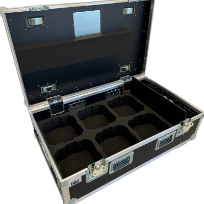 Flightcase for 6 x Cameo FLOOD 600
