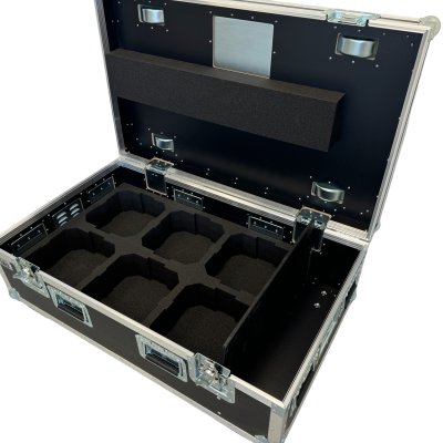 Flightcase for 6 x Cameo FLOOD 600