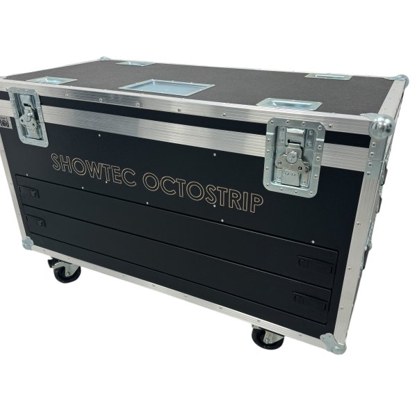 Flightcase for 16 x Showtec LED Octostrip MK2