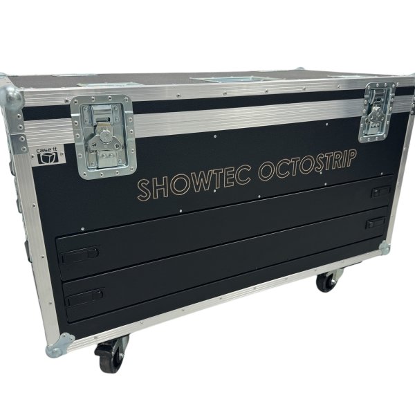 Flightcase for 16 x Showtec LED Octostrip MK2