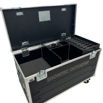 Flightcase for 16 x Showtec LED Octostrip MK2
