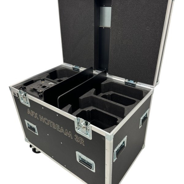 Flightcase for 4 x AFX Hotbeam 3R