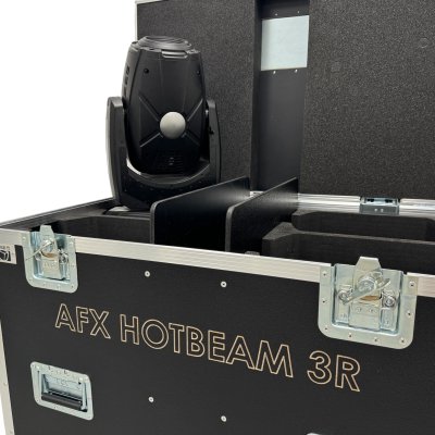 Flightcase for 4 x AFX Hotbeam 3R