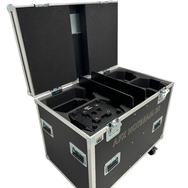 Flightcase for 4 x AFX Hotbeam 3R