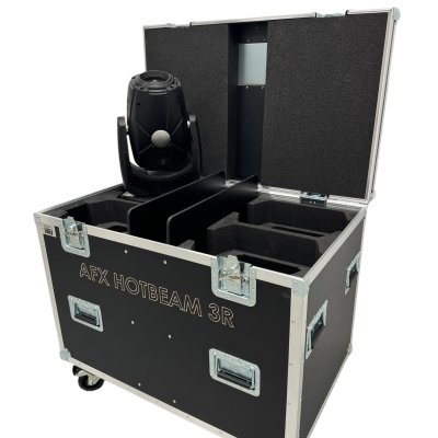 Flightcase for 4 x AFX Hotbeam 3R