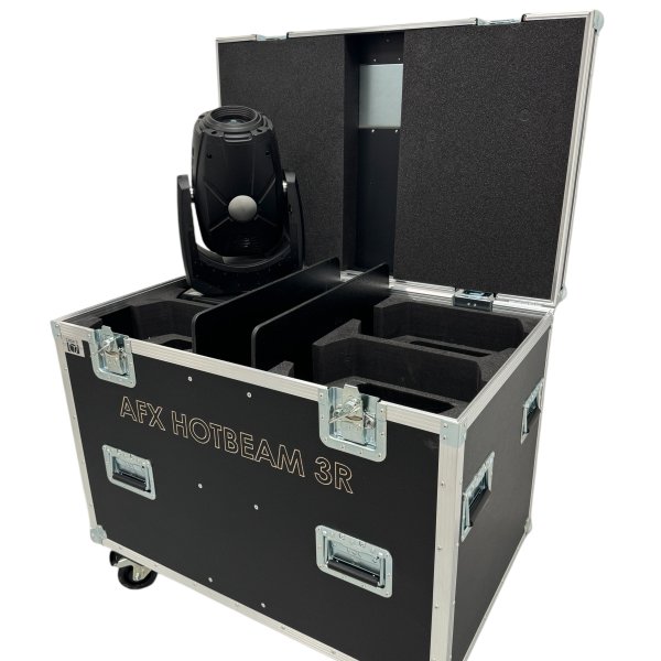 Flightcase for 4 x AFX Hotbeam 3R