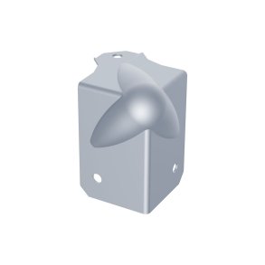 C1086/10/60 PennBrite Brace Ball Corner 30mm