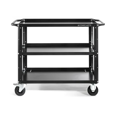 ConeCarts Large Basic Cart 3 shelves