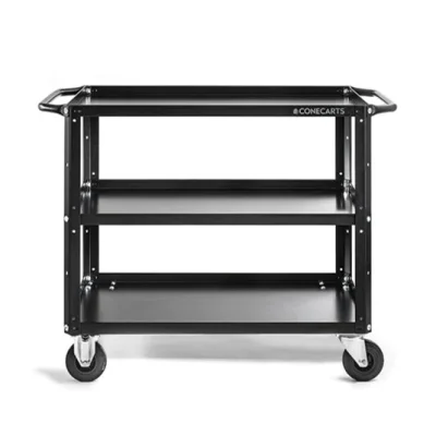 ConeCarts Large Basic Cart 3 shelves