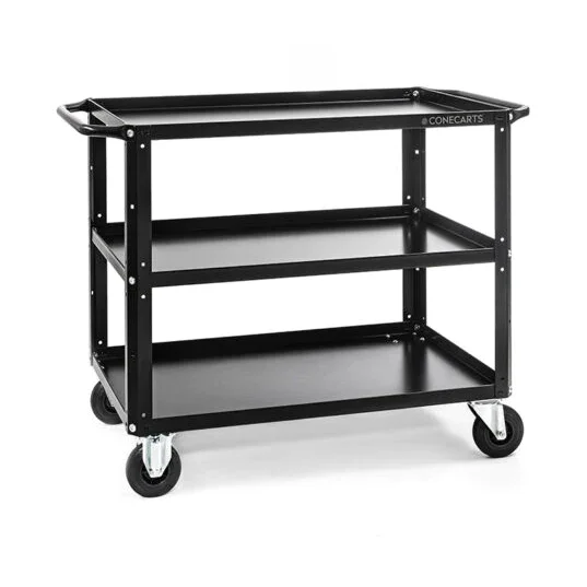 ConeCarts Large Basic Cart 3 shelves