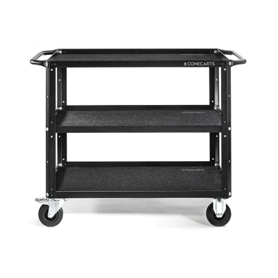 ConeCarts Large with Set-ups Cart 3 shelves