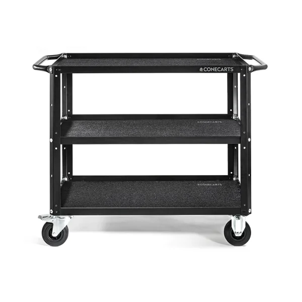 ConeCarts Small with Set-up Cart 3 shelves