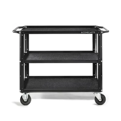 ConeCarts Small with Set-up Cart 3 shelves