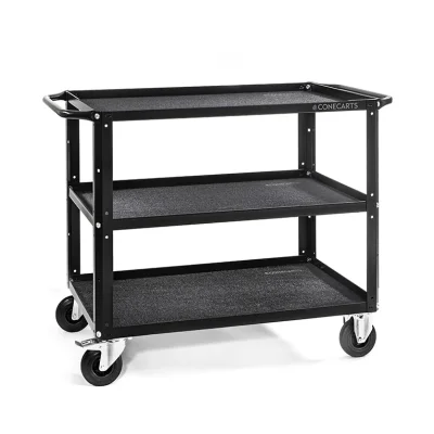 ConeCarts Small with Set-up Cart 3 shelves