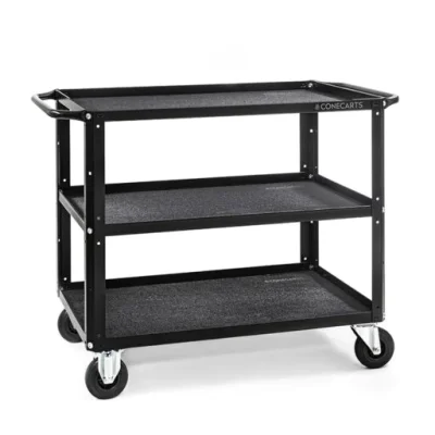 ConeCarts Large with Set-ups Cart 3 shelves