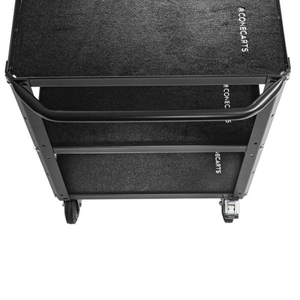 ConeCarts Small with Set-up Cart 3 shelves