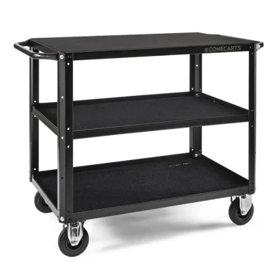 ConeCarts Large Workstation Version Cart 3 shelves