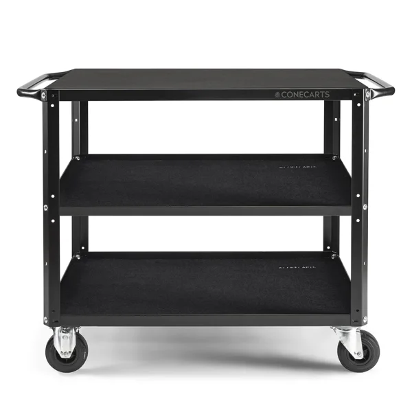 ConeCarts Large Workstation Version Cart 3 shelves