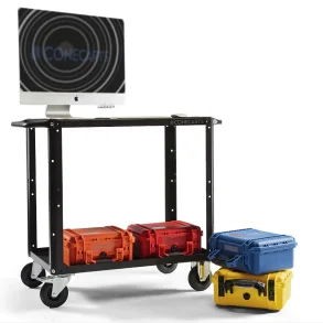 ConeCarts Small Workstation Version Cart 2 shelves
