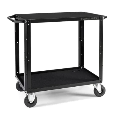 ConeCarts Small Workstation Version Cart 2 shelves