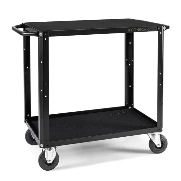 ConeCarts Small Workstation Version Cart 2 shelves