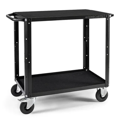 ConeCarts Small Workstation Version Cart 2 shelves