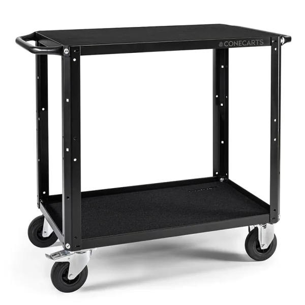 ConeCarts Small Workstation Version Cart 2 shelves