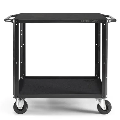ConeCarts Small Workstation Version Cart 2 shelves