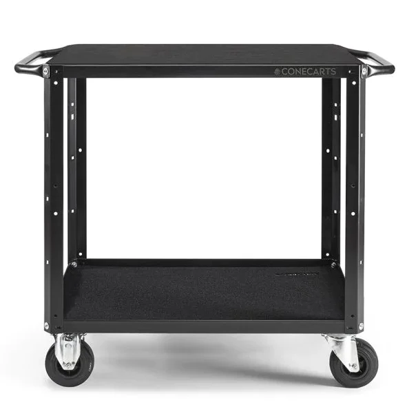 ConeCarts Small Workstation Version Cart 2 shelves