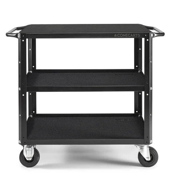 ConeCarts Small Workstation Version Cart 3 shelves