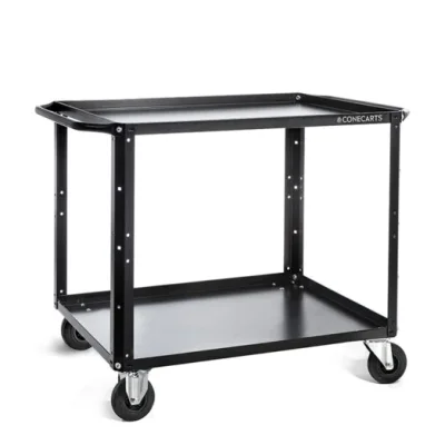 ConeCarts Large Basic Cart 2 shelves