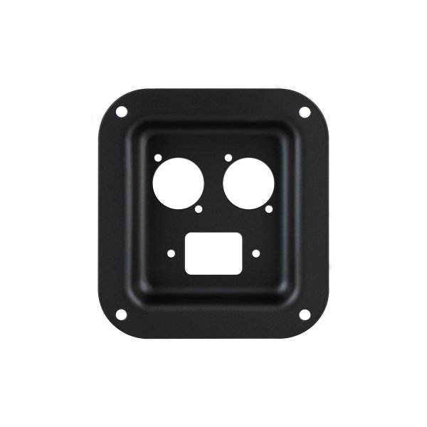 D0946-40K Black Dish for 1 x IEC and 2 x D-Series 