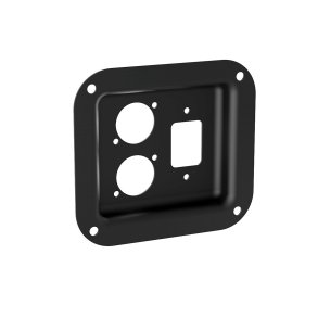 D0946-40K Black Dish for 1 x IEC and 2 x D-Series 
