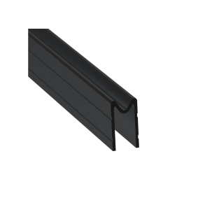 9.5mm Black Groove Extrusion Mates with EG-0500S/1-4M Tongue Extrusion