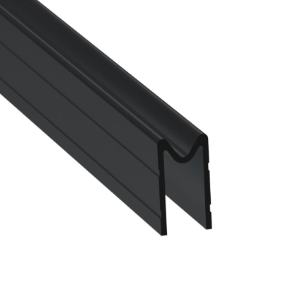 9.5mm Black Groove Extrusion Mates with EG-0500S/1-4M Tongue Extrusion