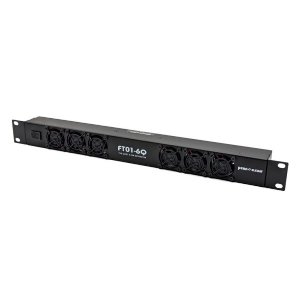 1U Front Facing Quiet Low Profile Rack Fan Unit