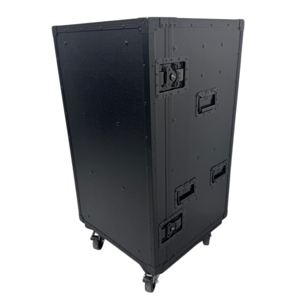 Cabinet with 6 drawers and table legs (Blackline)