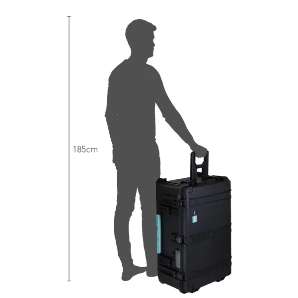 HPRC2760W Wheeled Hard Case 690x450x300mm