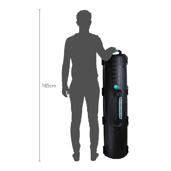 HPRC6500W Wheeled Tripod Case 1281x279x243mm