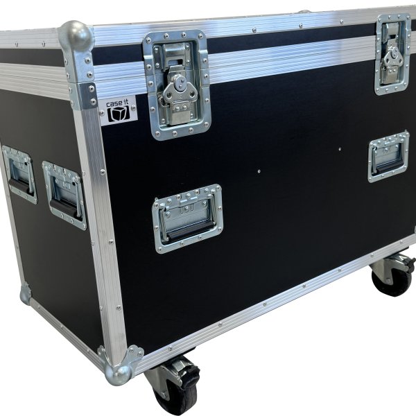 Flightcase housebox with 3xEU Boxes