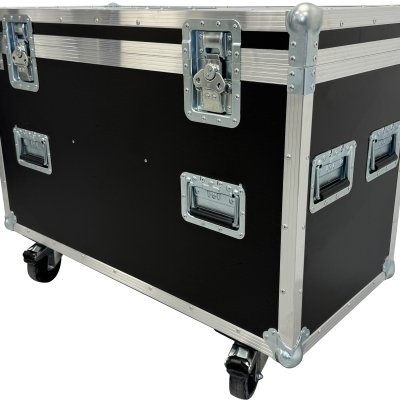 Flightcase housebox with 3xEU Boxes
