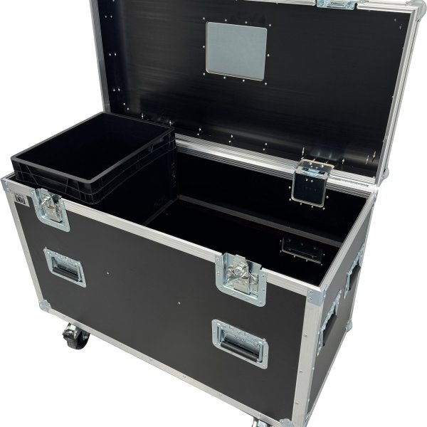 Flightcase housebox with 3xEU Boxes