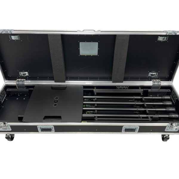 Flight Case for 2x Gravity Drape And Pipe set