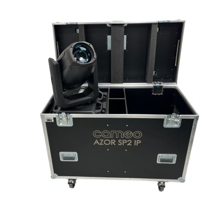 Flightcase for 4 x Cameo Azor SP2 IP