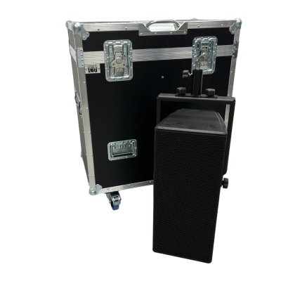 Flightcase for 2x D&B U7 with bracket