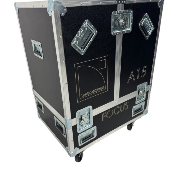 Flightcase for 2 x L-acoustics A15 (focus)